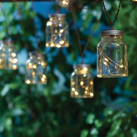mason jar patio string lights